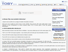 Tablet Screenshot of bureau-toby.com